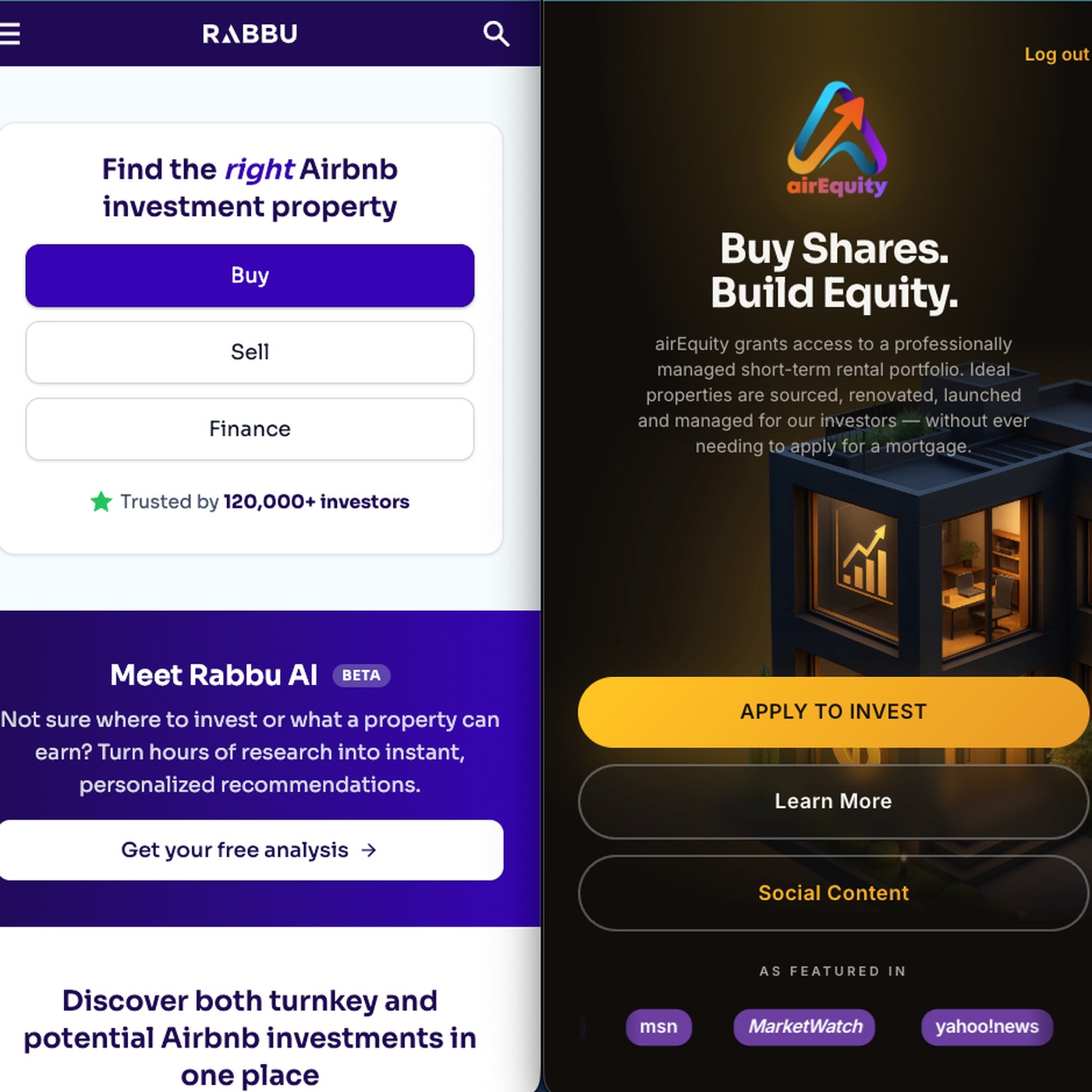 Rabbu and airEquity: A Natural Fit for Short-Term Rental Investors